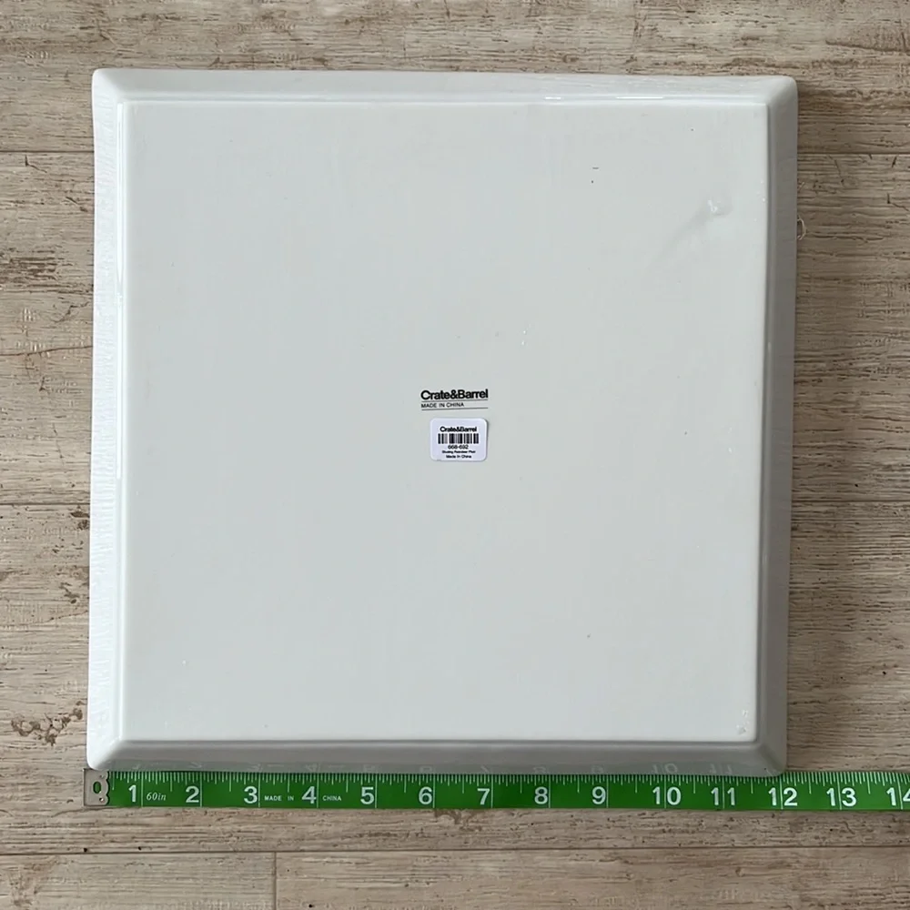 12”x12” reindeer platter Crate&Barrel